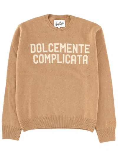 Mc2 Saint Barth Maglia New Queen In Brown