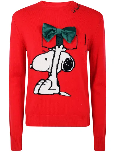 Mc2 Saint Barth "new Queen" Jumper In Red