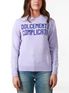 Mc2 Saint Barth Crew-neck Sweater In Purple