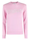 Mc2 Saint Barth New Queen Rhinestone-appliqué Sweater In Pink