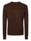 Mc2 Saint Barth New Queen Strass Sweater In Brown