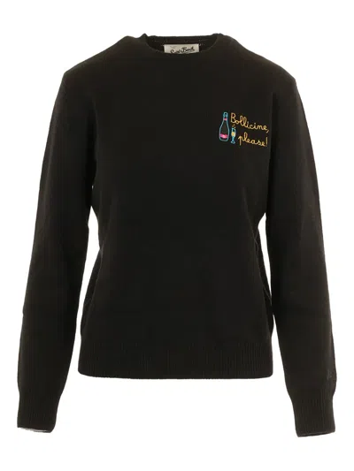 Mc2 Saint Barth New Queen Sweater In Black