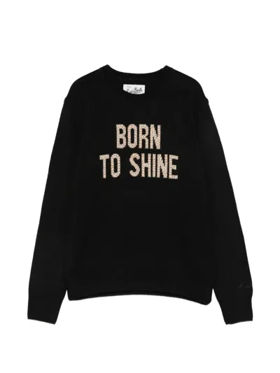 Mc2 Saint Barth New Queen Sweater In Black