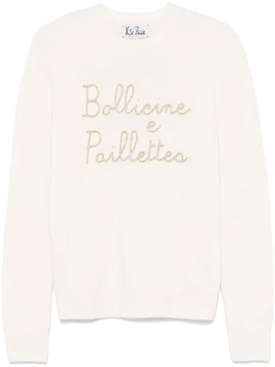 Mc2 Saint Barth New Queen Sweater In White