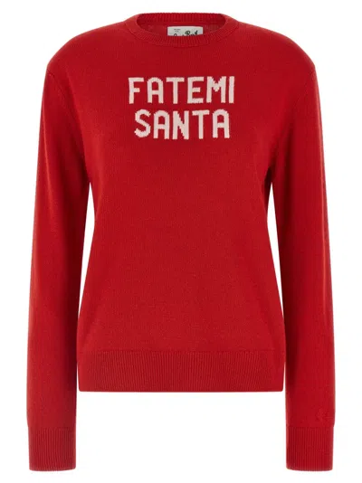 Mc2 Saint Barth New Queen Jacquard Knitwear In Multi