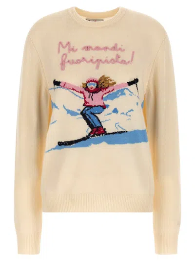 Mc2 Saint Barth New Queen Sweater In White