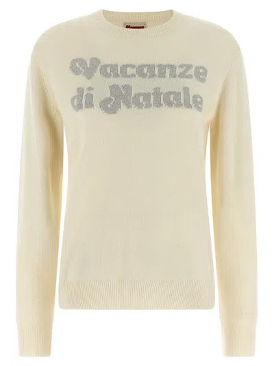 Mc2 Saint Barth 'new Queen Vacanze Di Natale' Sweater Limited Ed. In Yellow