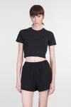 Mc2 Saint Barth Nives T-shirt In Black Cotton In Black