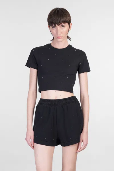 Mc2 Saint Barth Nives T-shirt In Black Cotton