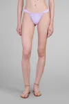 Mc2 Saint Barth Noelle Beachwear In Lilla Polyamide In Purple