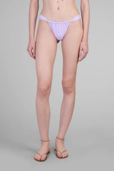 Mc2 Saint Barth Noelle Beachwear In Lilla Polyamide In Purple