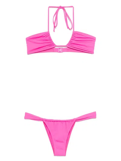 Mc2 Saint Barth Noelle Bikini Set In Pink