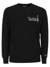Mc2 Saint Barth Non Ci Resta Che Sbocciare Sweater In Wool And Cashmere Blend