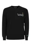 Mc2 Saint Barth Non Ci Resta Che Sbocciare Sweater In Wool And Cashmere Blend