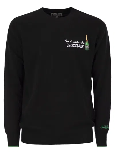 MC2 SAINT BARTH NON CI RESTA CHE SBOCCIARE SWEATER IN WOOL AND CASHMERE BLEND