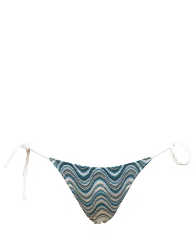 Mc2 Saint Barth Norah Bikini Bottoms In Green