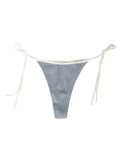 MC2 SAINT BARTH NORAH CRINKLE-TEXTURE BIKINI BOTTOM