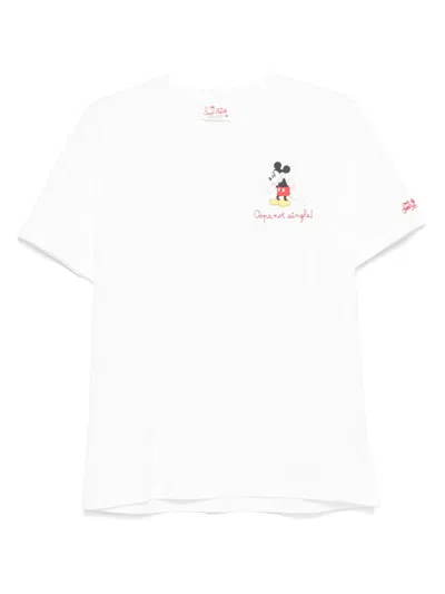 Mc2 Saint Barth Not Single Cotton T-shirt In White