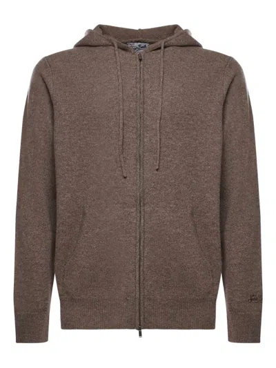 Mc2 Saint Barth Notting Hoodie In Brown