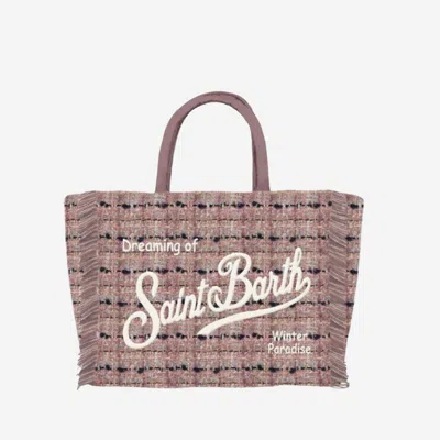 Mc2 Saint Barth Nylon Collette Bag In Animal Print