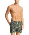Mc2 Saint Barth O&#039;clock Micro Swim Shorts In Black