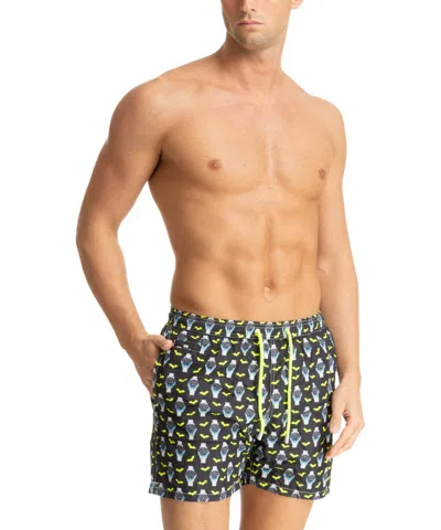 Mc2 Saint Barth O&#039;clock Micro Swim Shorts In Black
