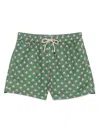 Mc2 Saint Barth Octopus-print Swim Shorts In Green