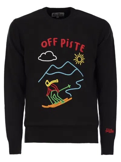 MC2 SAINT BARTH MC2 SAINT BARTH OFF PISTE WOOL AND CASHMERE BLEND SWEATER