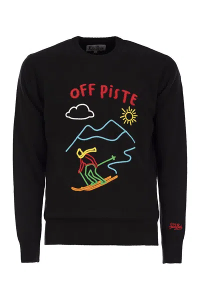 MC2 SAINT BARTH MC2 SAINT BARTH OFF PISTE WOOL AND CASHMERE BLEND SWEATER