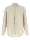 Mc2 Saint Barth Off White Solid Shirt In Off White