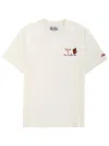 Mc2 Saint Barth T-shirt With Print In Off White