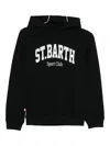 Mc2 Saint Barth Oliver Logo Hoodie In Black