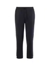 Mc2 Saint Barth Drawstring-waist Trousers In Blue Navy
