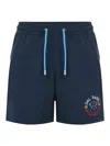Mc2 Saint Barth One-piece Beachwear In Blue