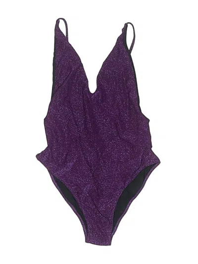 Pre-owned Mc2 Saint Barth One Piece Swimsuit In Purple