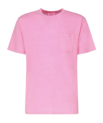 MC2 SAINT BARTH MC2 SAINT BARTH LOGO EMBROIDERED CREWNECK T-SHIRT