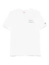 Mc2 Saint Barth Portofino T-shirt With Embroidery In White