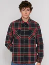 Mc2 Saint Barth Overshirt With Pocket And St. Barth Bob Club Embroidery In Blue