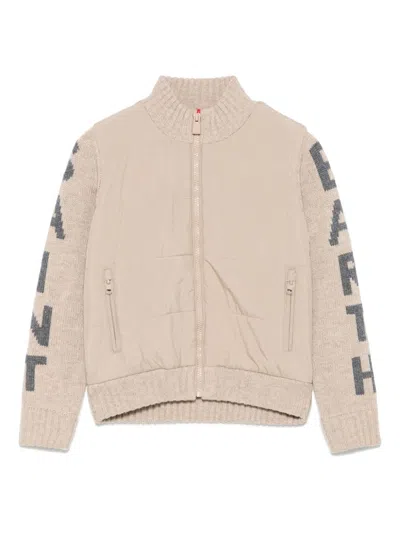 Mc2 Saint Barth Kids' Padded Jacket In Neutrals