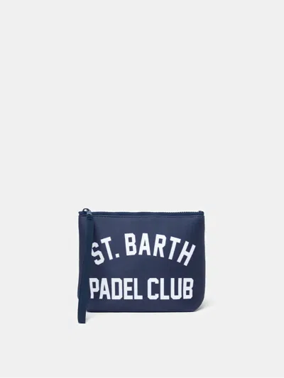 Mc2 Saint Barth Padel Scuba Pochette Aline In Blue