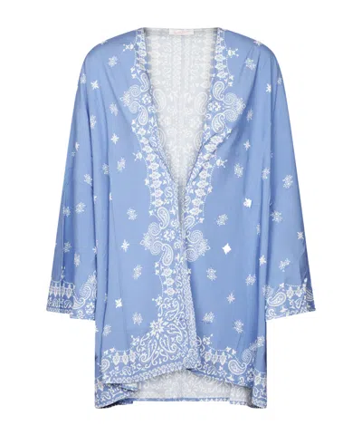Mc2 Saint Barth Paisley Dress In Blue