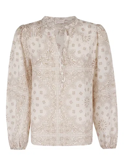 MC2 SAINT BARTH PAISLEY-PRINT BLOUSE