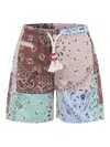 Mc2 Saint Barth Paisley-print Swim Shorts