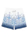 Mc2 Saint Barth Paisley-print Swim Shorts