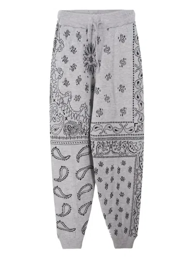 MC2 SAINT BARTH PAISLEY-PRINT TRACK PANTS