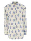 Mc2 Saint Barth Brigitte Shirt Paisley Pattern In Neutral