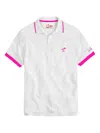 Mc2 Saint Barth Palm-tree Embroidered Polo Shirt In White