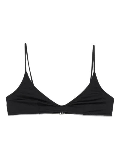Mc2 Saint Barth Paloma Bikini Top In Black