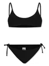 Mc2 Saint Barth Paloma Jr Bikini In Black