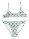 Mc2 Saint Barth Paloma Jr Bikini Set In Green